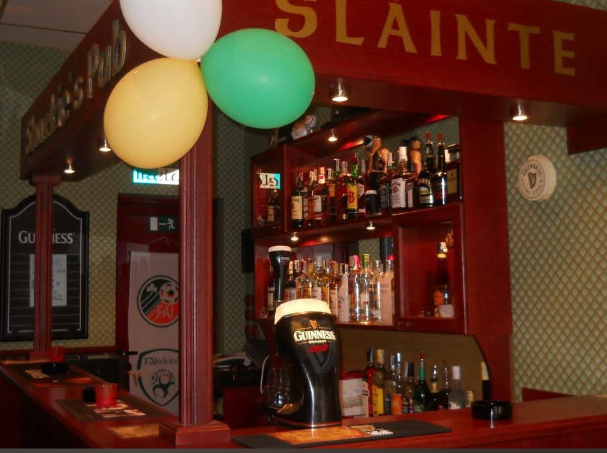 Барът на Sharkies Pub в Сандански